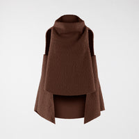 HIGH COLLAR BOUCLÉ WAISTCOAT