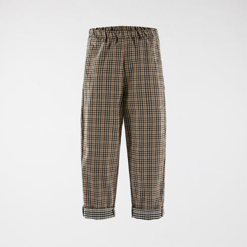 CHECKED TROUSERS