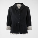 TIGHT-FITTING B/W JACKET