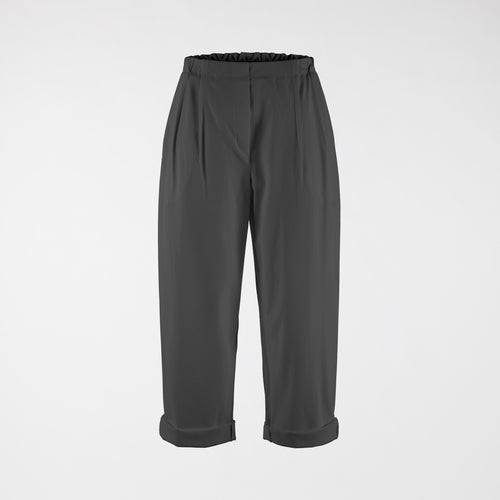 Spodnie baggy z zakładkami