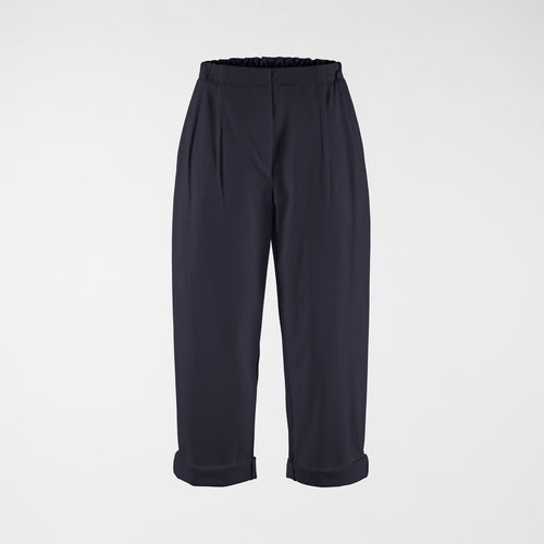 Spodnie baggy z zakładkami