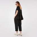 Spodnie baggy z zakładkami