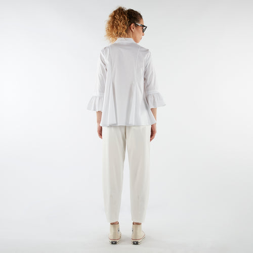 SPODNIE Z ZAKŁADKAMI PRZY KOSTCE