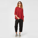 PANTS WITH ZIPPER DETAIL AT THE HEM