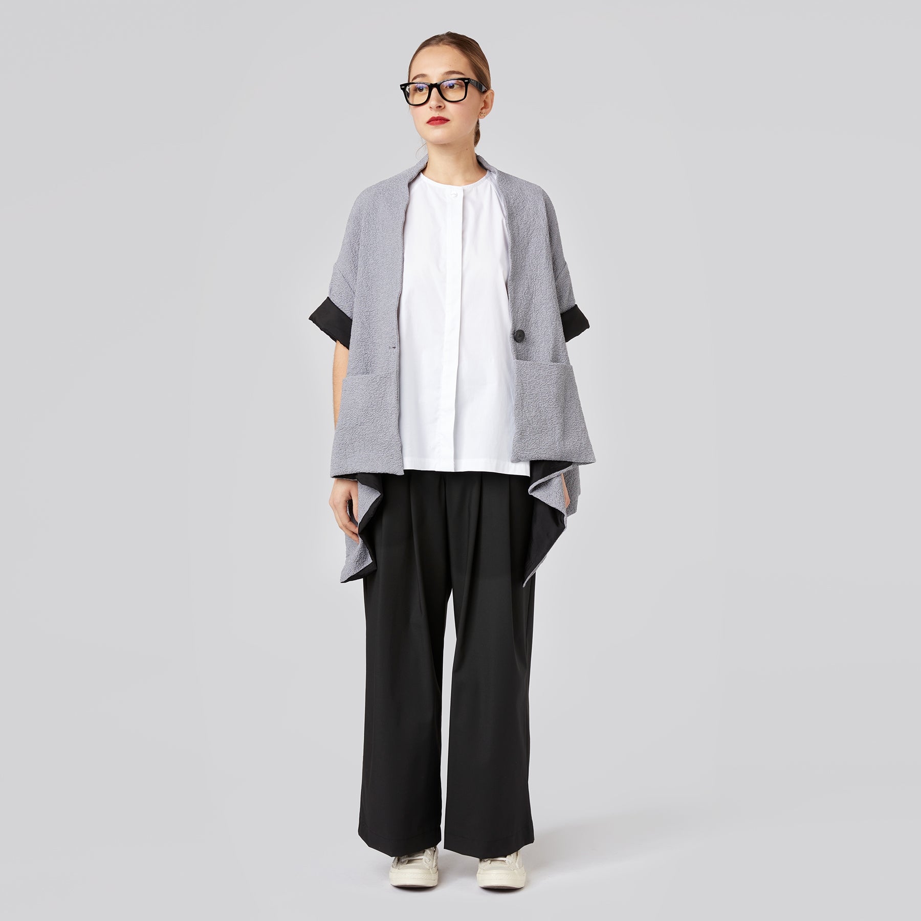 PALAZZO TROUSERS WITH POCKETS