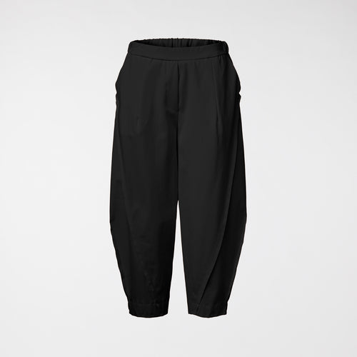 PUNTO MILANO FABRIC TROUSERS WITH EXTERNAL SEAMS