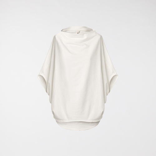 BATWINGS SLEEVES SWEATSHIRT WHITE