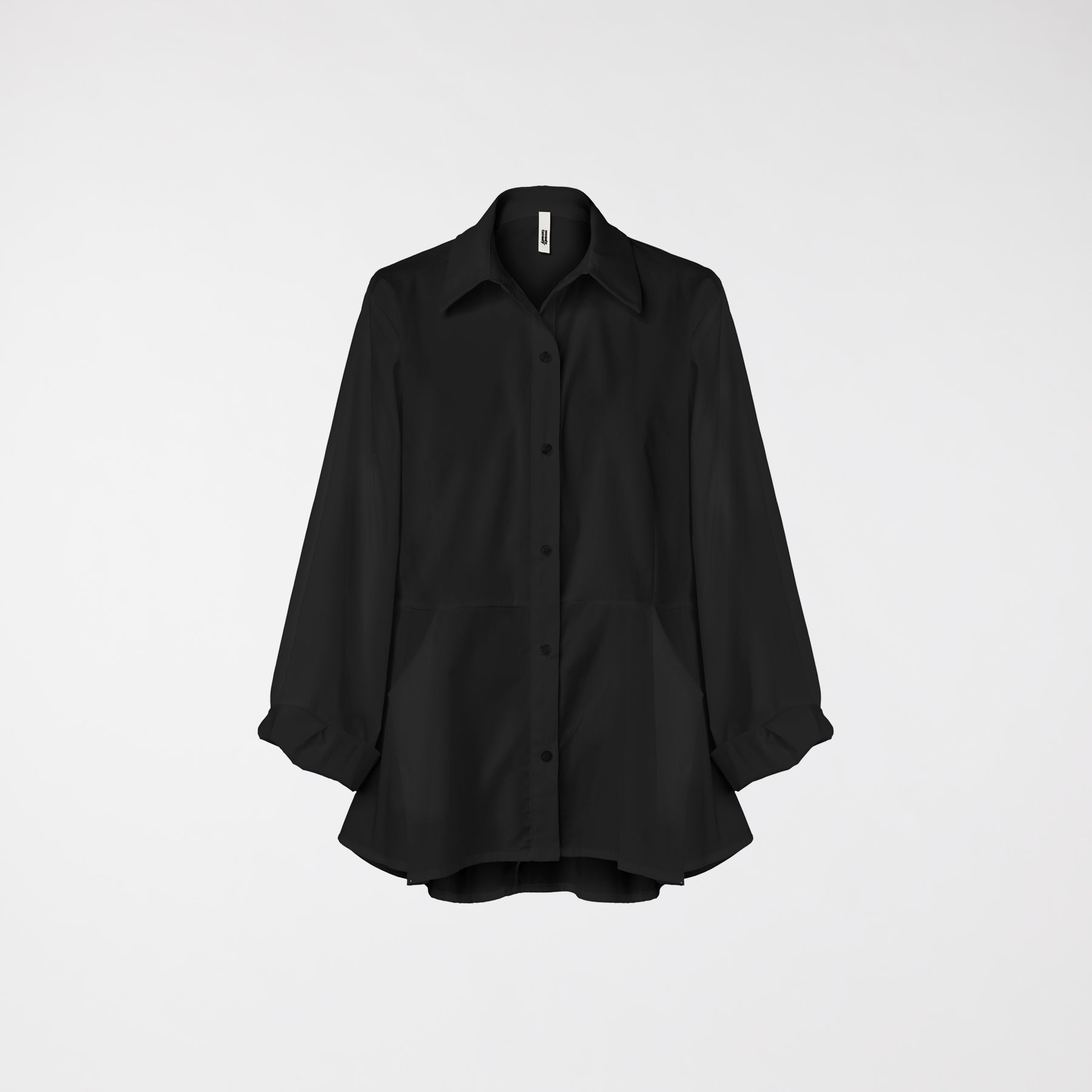 CAMISA CUADRADA CON PLIEGUES