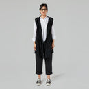 CAMICIA CON INTRECCIO FRONTALE