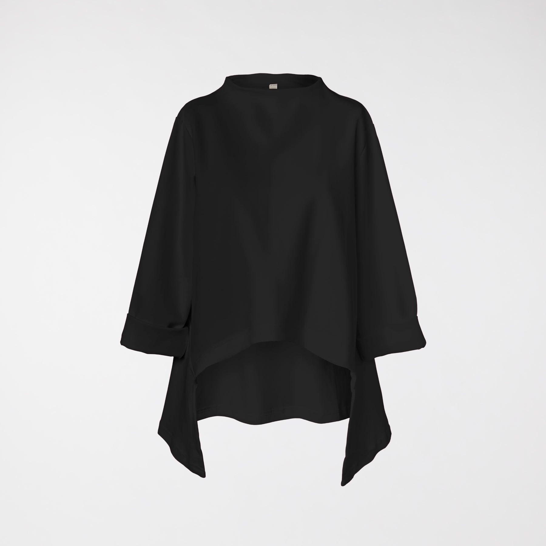 SWEAT-SHIRT À COL EN COTON DOUX