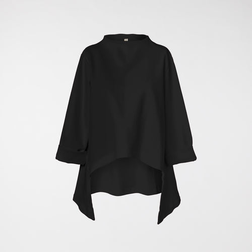 FELPA CON COLLETTO IN MORBIDO COTONE