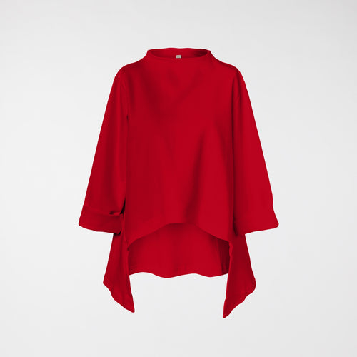 FELPA CON COLLETTO IN MORBIDO COTONE