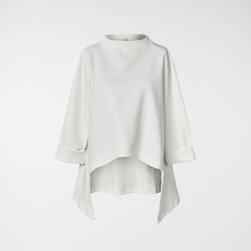 FELPA CON COLLETTO IN MORBIDO COTONE