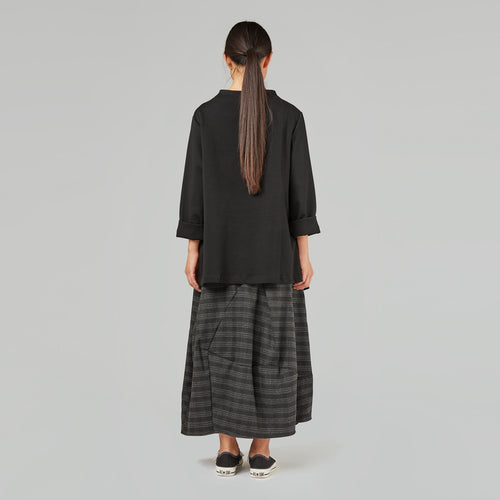 FELPA CON COLLETTO IN MORBIDO COTONE