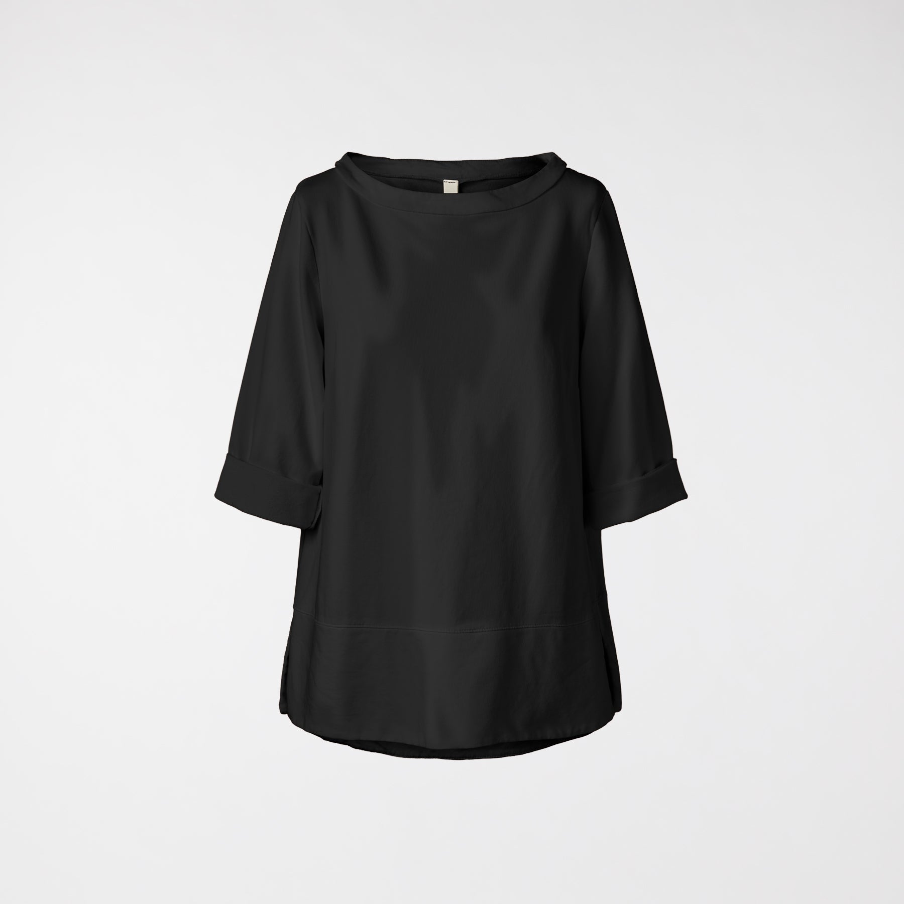 T-SHIRT CON COLLETTO IN TESSUTO DI COTONE