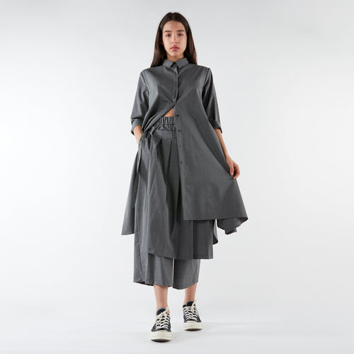 PAREO-EFFECT TROUSERS