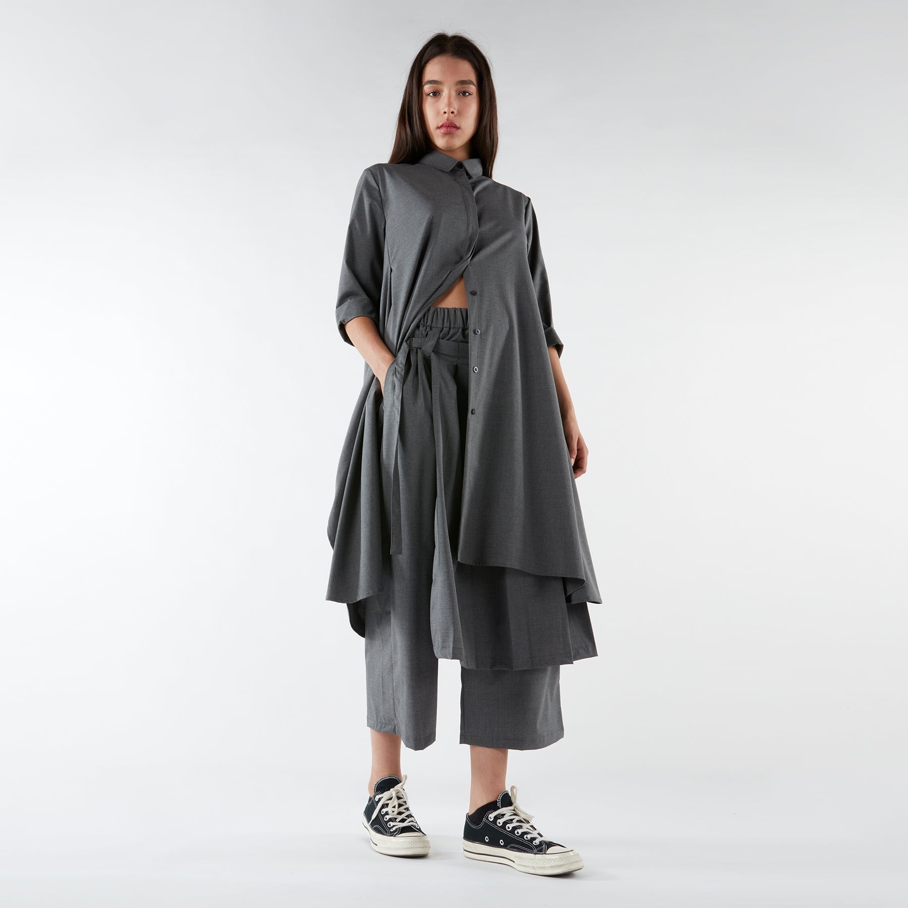 PAREO-EFFECT TROUSERS