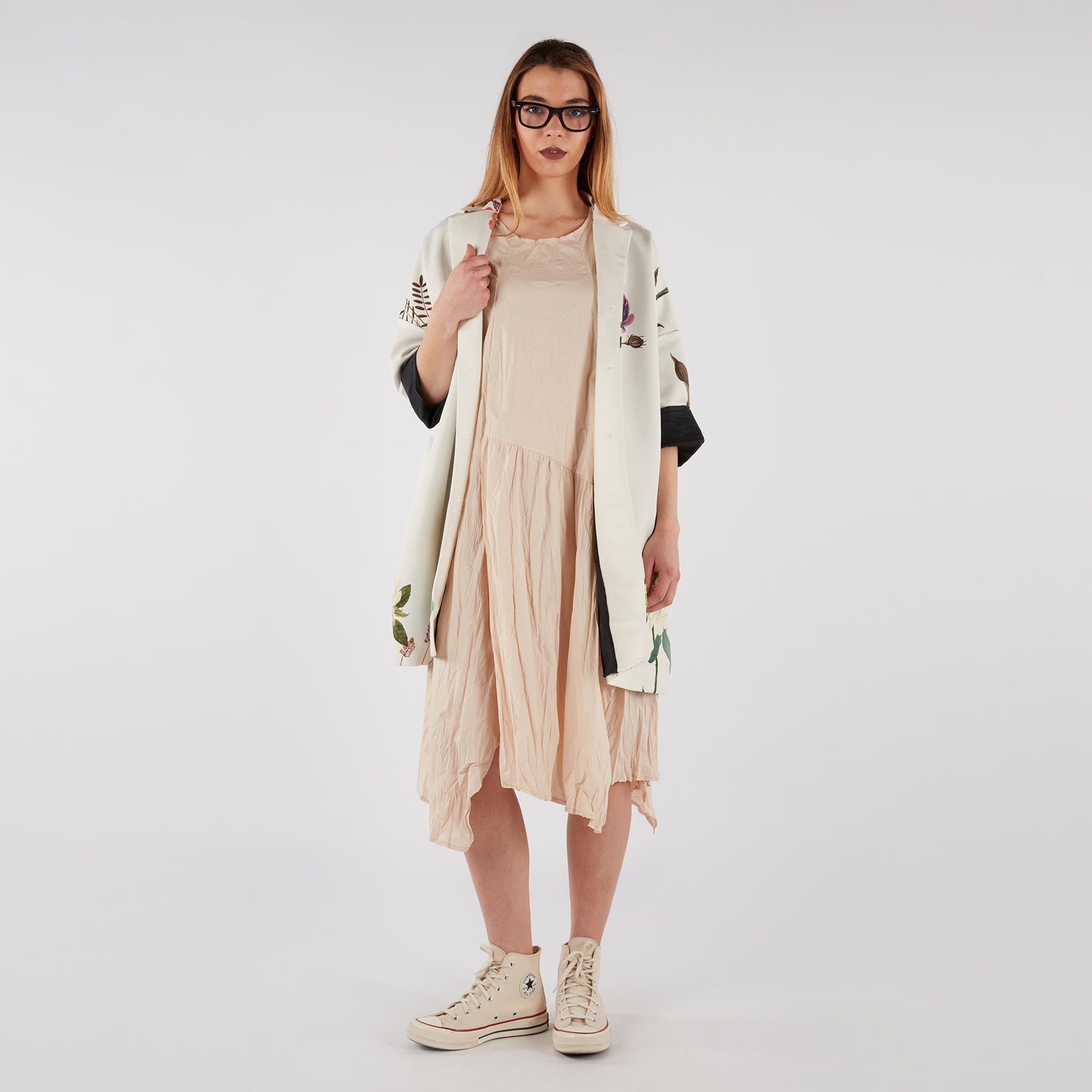 GIACCA KIMONO A FIORI