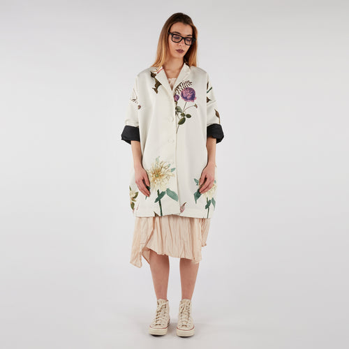 GIACCA KIMONO A FIORI