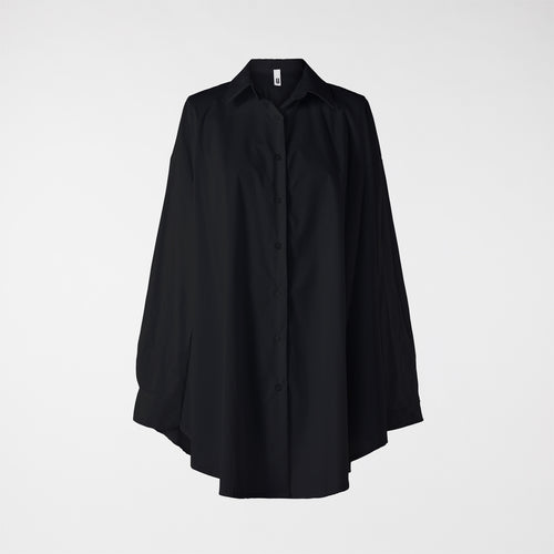 CAMICIA IN COTONE AMPIA E SVASATA