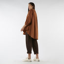 CAMICIA IN COTONE AMPIA E SVASATA