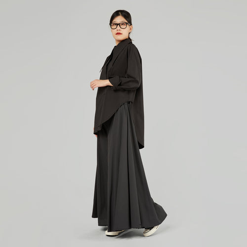 SHIRT WITH POINTED COLLAR