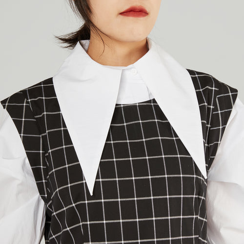 SHIRT WITH POINTED COLLAR