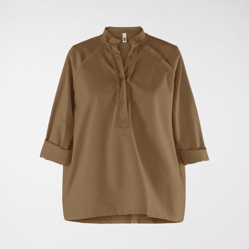 KOSZULKA Z MATERIAŁU PUNTO MILANO Z POLO