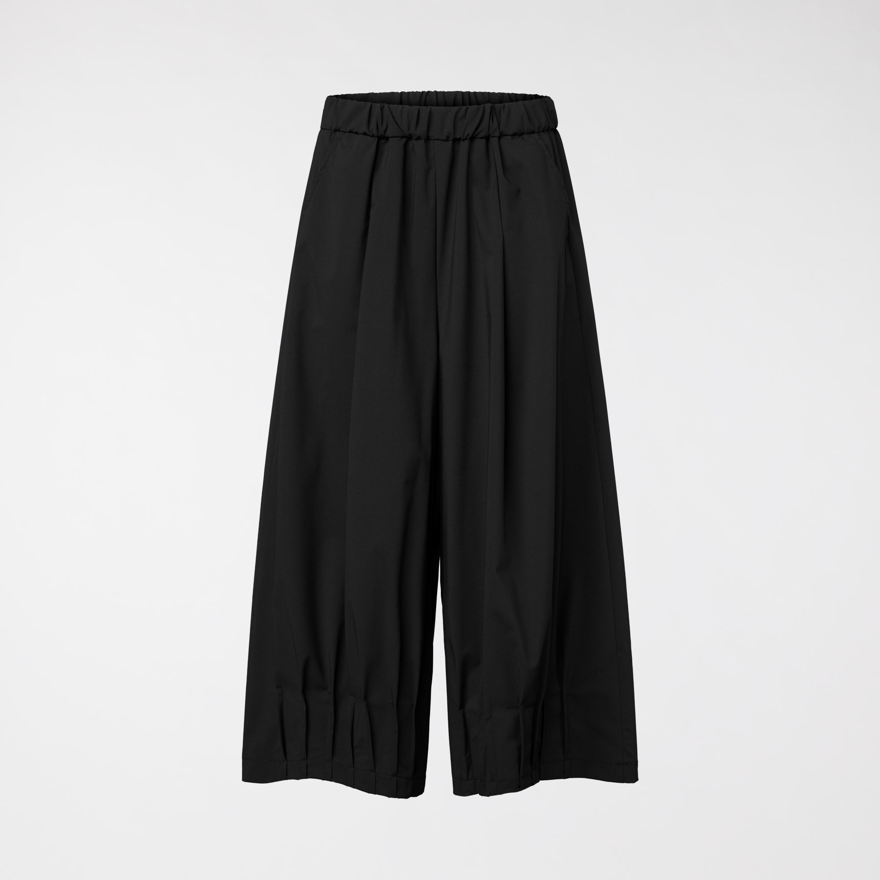 PANTALONI LARGHI CON DETTAGLI SULL'ORLO