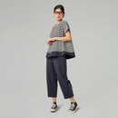 KOSZULKA W PASKI Z FALBANKĄ