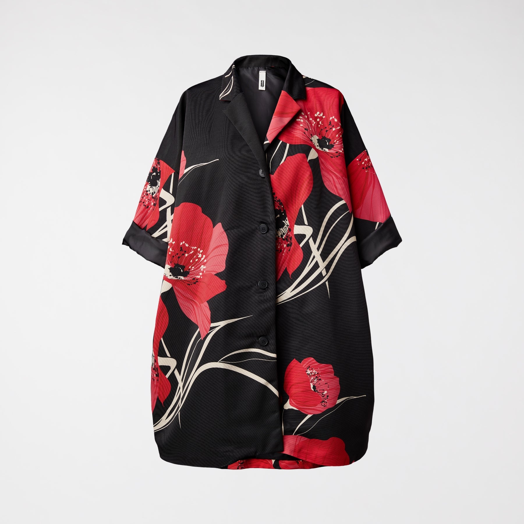 KIMONO JACKET WITH POPPY