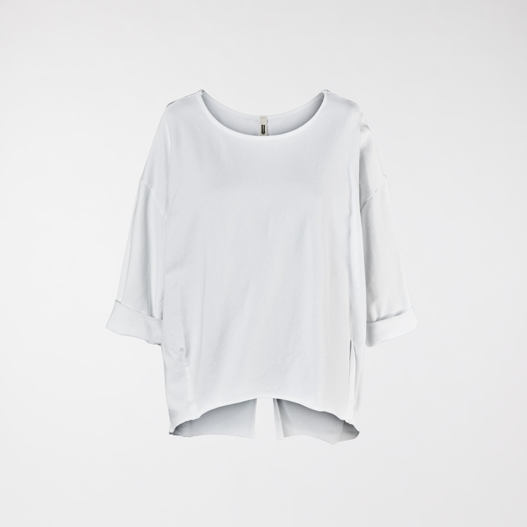 SWEATSHIRT WITH BACK SPLIT