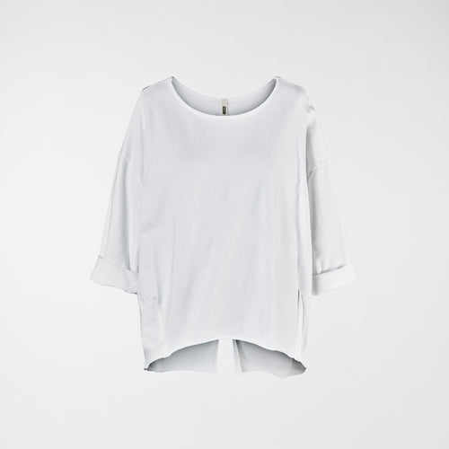 SWEATSHIRT WITH BACK SPLIT