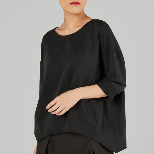 SWEATSHIRT WITH BACK SPLIT