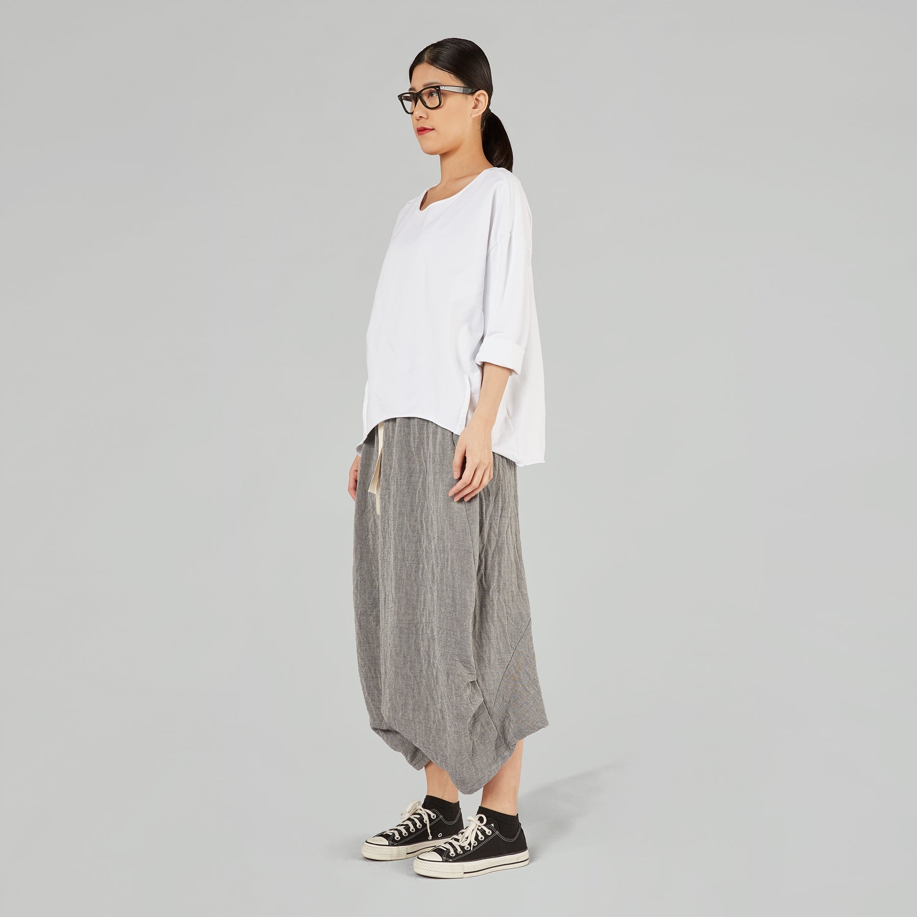 SWEATSHIRT WITH BACK SPLIT