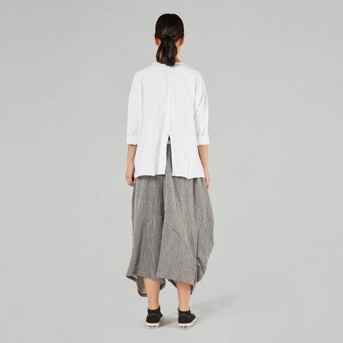 SWEATSHIRT WITH BACK SPLIT