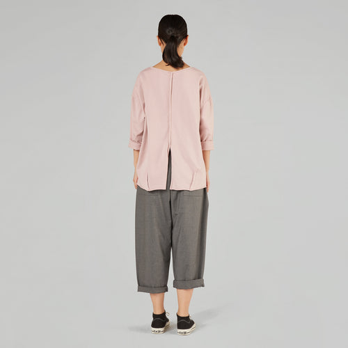 SWEATSHIRT WITH BACK SPLIT