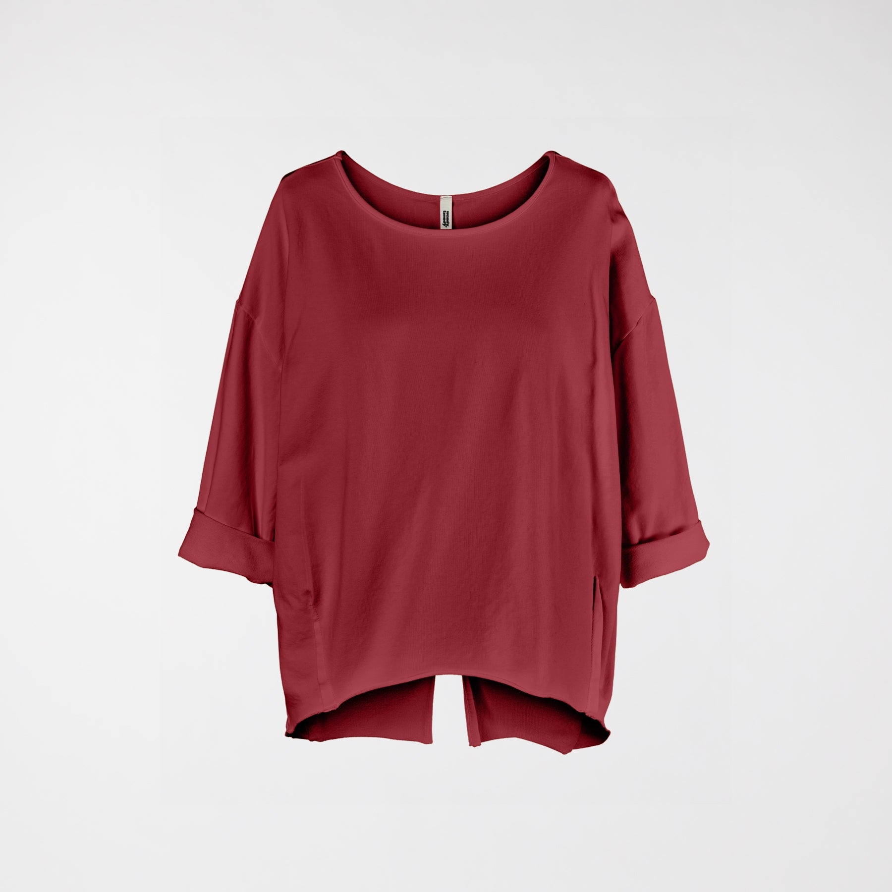 SWEATSHIRT WITH BACK SPLIT