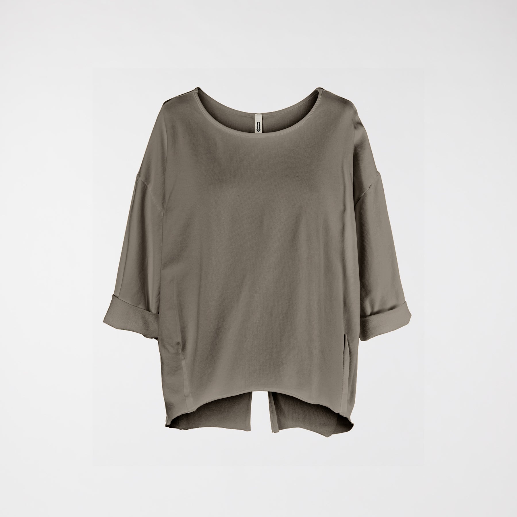 SWEATSHIRT WITH BACK SPLIT