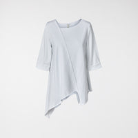 SWEATSHIRT WITH DIAGONAL CUT