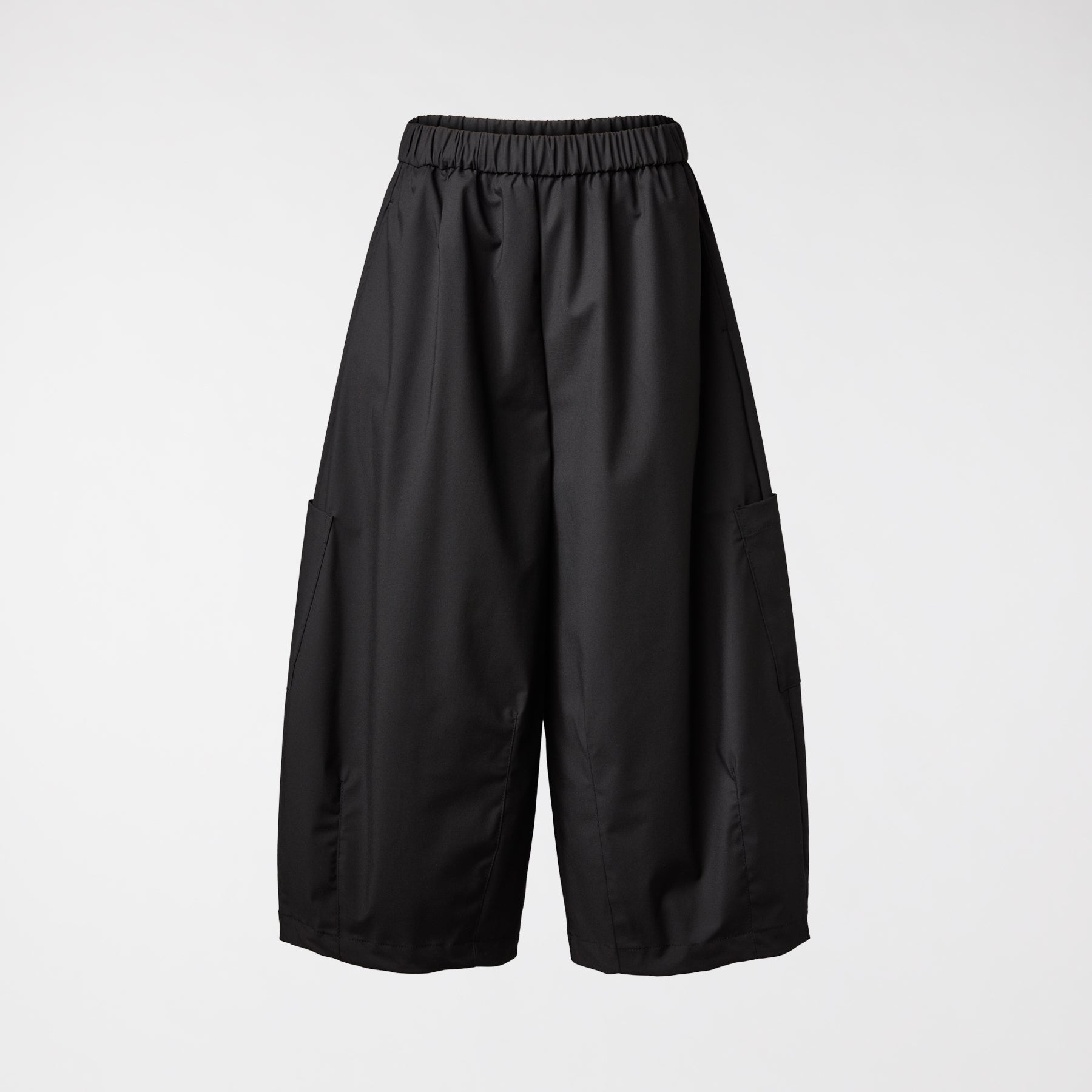 PANTALON LARGE À POCHES NOIR