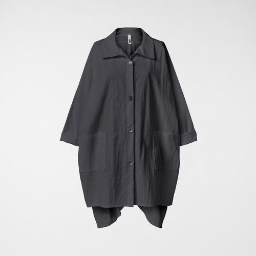 JACKET WITH ATTACHED POCKETS GREY