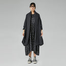 CARDIGAN IN TAFFETA EFFECT FABRIC GRAY