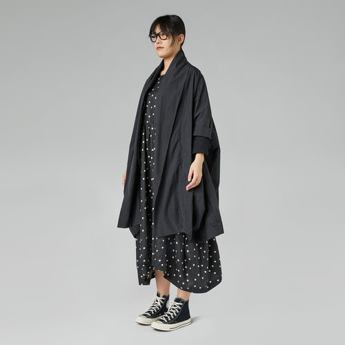 CARDIGAN IN TAFFETA EFFECT FABRIC WHITE