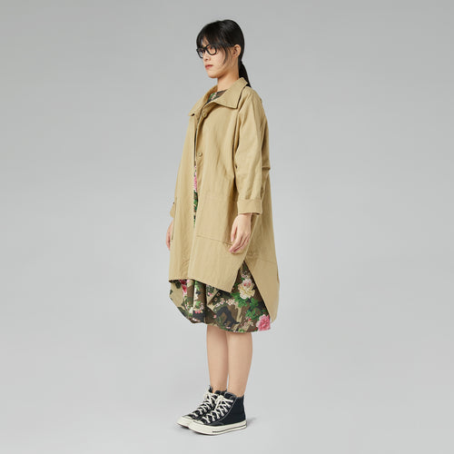 JACKET WITH ATTACHED POCKETS BAMBOO