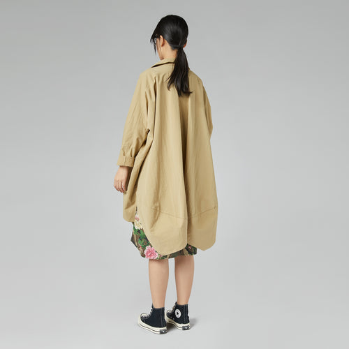 JACKET WITH ATTACHED POCKETS BAMBOO
