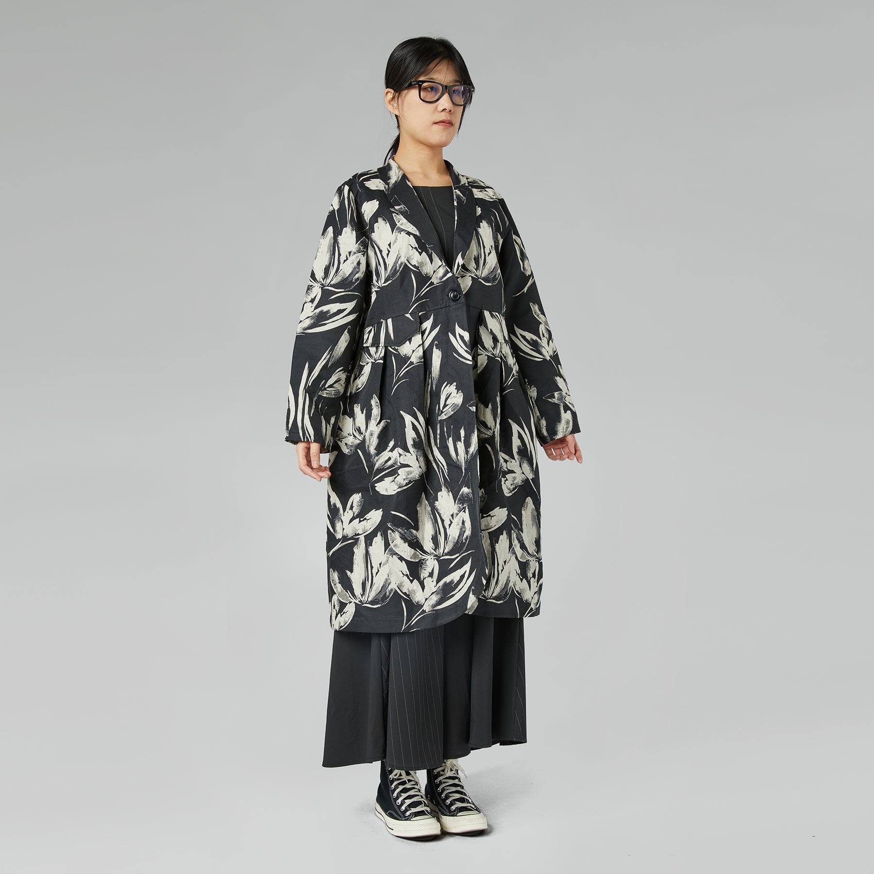 CARDIGAN CON MOTIVO FLOREALE