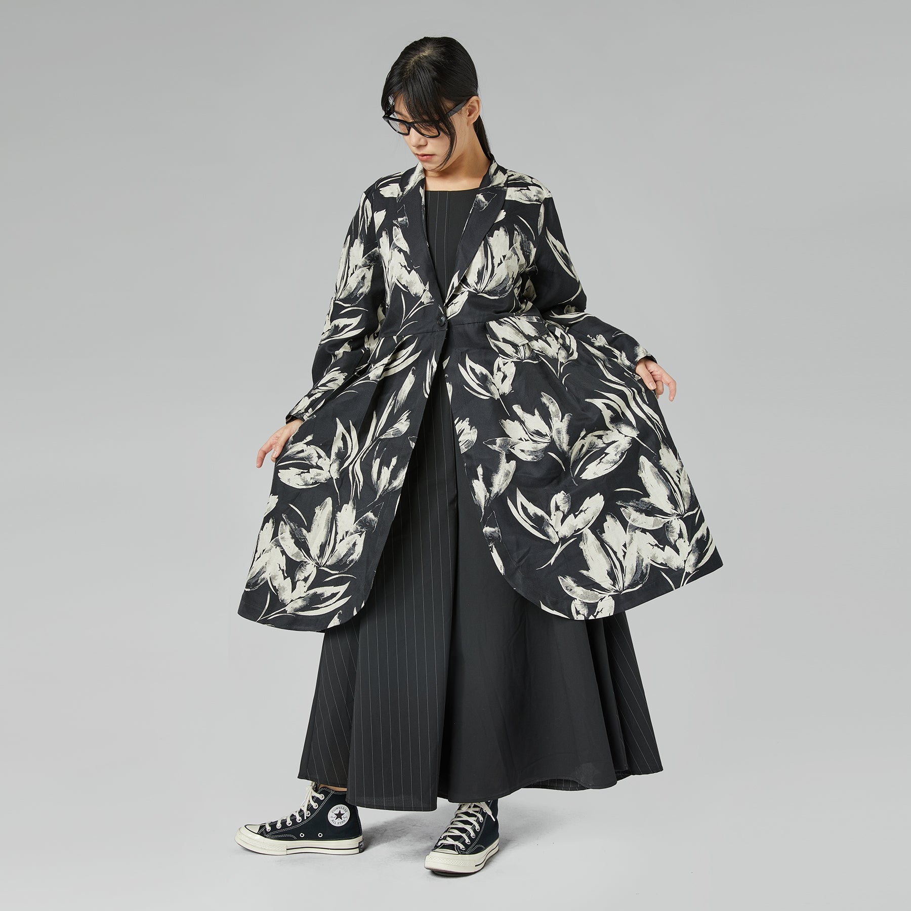 CARDIGAN CON MOTIVO FLOREALE