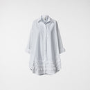 SHIRT WITH ROUCHE WHITE