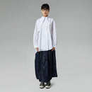 SHIRT WITH POINTED COLLAR